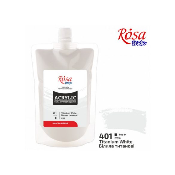 Rósa Studio Művész Akrilfesték, utántöltős, 200 ml - Ultramarin kék