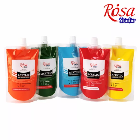 Rósa Studio Művész Akrilfesték, utántöltős, 200 ml - Őszibarack