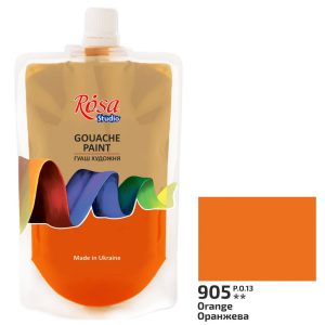 Gouache festék színenként, utántöltő - ROSA Studio Gouache paint 200ml - Orange 905