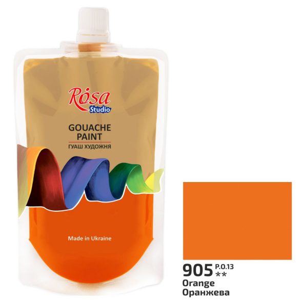 Gouache paint 200ml ROSA Studio - Orange