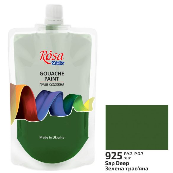 Gouache paint 200ml ROSA Studio - Sap Green