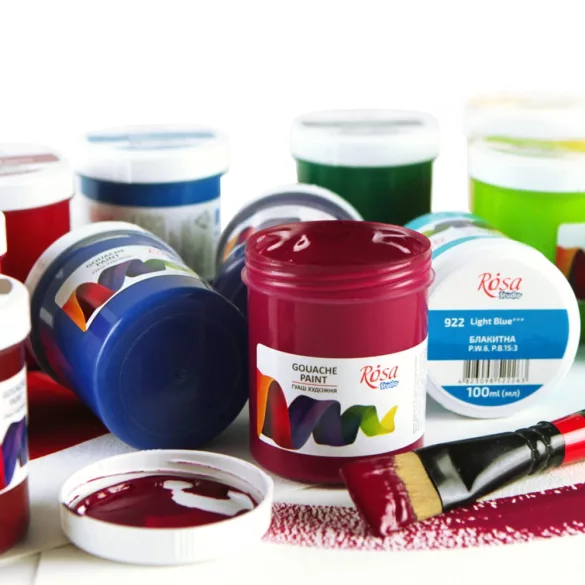 Gouache festék tégelyes - ROSA Studio Gouache paint 100ml - szinenként