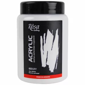 Művész Akrilfesték, tégelyes - Rósa Gallery Acrylic Paint 400 ml - 603 Zinch White