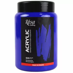 Művész Akrilfesték, tégelyes - Rósa Gallery Acrylic Paint 400 ml - 645 Ultramarine