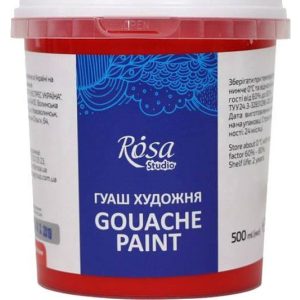 Rósa Gouache Studio színenként - 500 ml vödörben - Vörös - 906