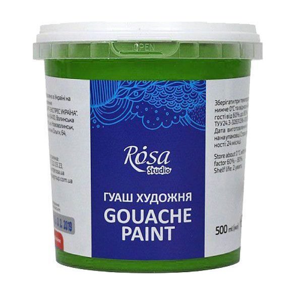 Rósa Gouache Studio színenként - 500 ml vödörben - Világoszöld - 910