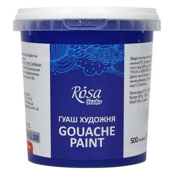 Rósa Gouache Studio színenként - 500 ml vödörben - Ultramarin - 915