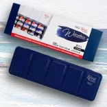 Akvarellfesték készlet, szilkés - Rosa Gallery Classic - 21 x 2,5 ml - fémdobozos