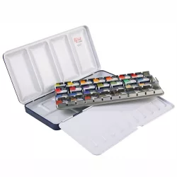  Watercolours set - CLASSIC ROSA Gallery metal case - 28  x 2,5 ml
