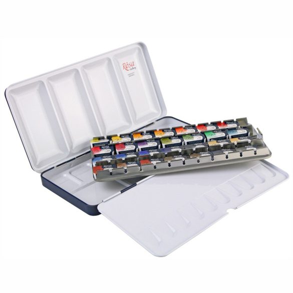 Watercolours set - CLASSIC ROSA Gallery metal case - 28  x 2,5 ml