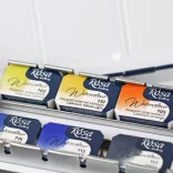 Akvarellfesték készlet, szilkés - Rósa Gallery Classic - 14 x 2,5 ml - fémdobozban