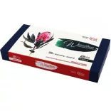 Akvarellfesték készlet, szilkés - Rósa Gallery Botanical - 35 x 2,5 ml - fémdobozos