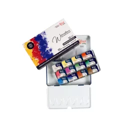   Rósa Gallery Watercolours "Monopigment" Set in Tin box - 12x2,5ml