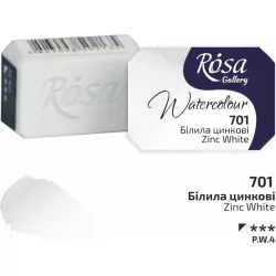   Akvarellfesték, szilke 2,5ml - Rósa Gallery Watercolour 2,5ml - 701 Zink White
