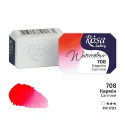   Akvarellfesték, szilke 2,5ml - Rósa Gallery Watercolour 2,5ml - 708 Carmine