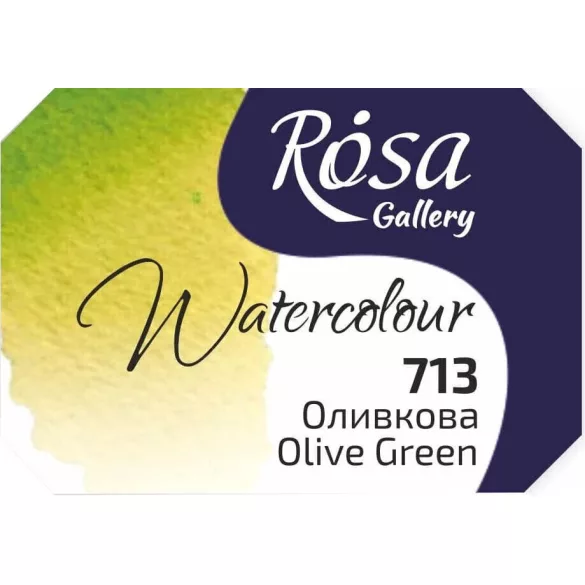Akvarellfesték, szilke 2,5ml - Rósa Gallery Watercolour 2,5ml - 713 Olive