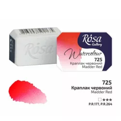   Akvarellfesték, szilke 2,5ml - Rósa Gallery Watercolour 2,5ml - 725 Madder Red