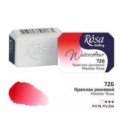   Akvarellfesték, szilke 2,5ml - Rósa Gallery Watercolour 2,5ml - 726 Madder Rose