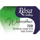 Akvarellfesték, szilke 2,5ml - Rósa Gallery Watercolour 2,5ml - 728 Sap Green