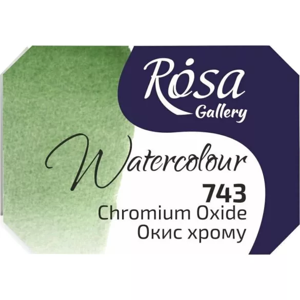 Akvarellfesték, szilke 2,5ml - Rósa Gallery Watercolour 2,5ml - 743 Chromium Oxide