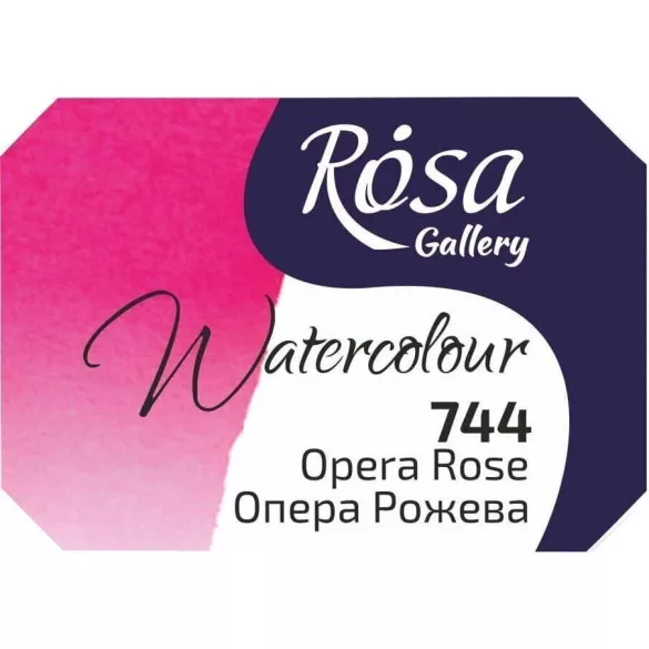 Akvarellfesték, szilke 2,5ml - Rósa Gallery Watercolour 2,5ml - 744 Opera Rose
