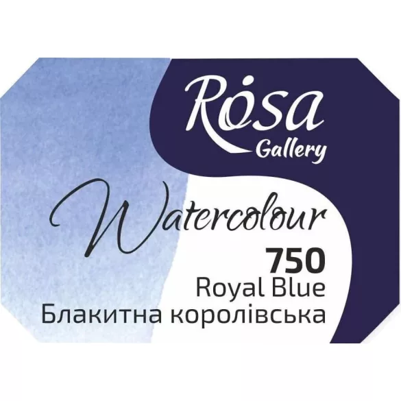 Akvarellfesték, szilke 2,5ml - Rósa Gallery Watercolour 2,5ml - 750 Royal Blue