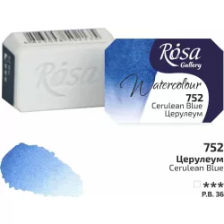   Akvarellfesték, szilke 2,5ml - Rósa Gallery Watercolour 2,5ml - 752 Cerulean Blue