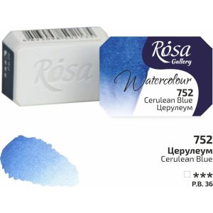 Akvarellfesték, szilke 2,5ml - Rósa Gallery Watercolour 2,5ml - 752 Cerulean Blue