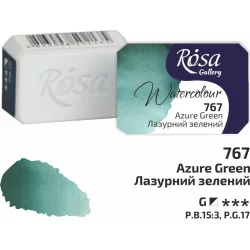   Akvarellfesték, szilke 2,5ml - Rósa Gallery Watercolour 2,5ml - 767 Azure Green