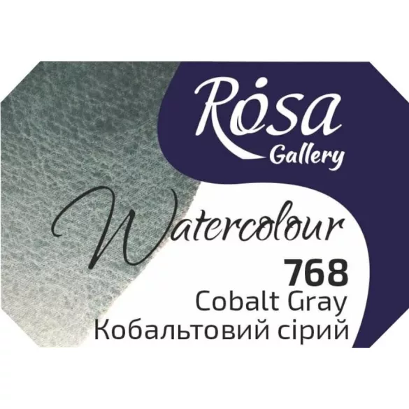 Akvarellfesték, szilke 2,5ml - Rósa Gallery Watercolour 2,5ml - 768 Cobalt Gray