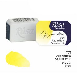   Akvarellfesték, szilke 2,5ml - Rósa Gallery Watercolour 2,5ml - 771 Azo Yellow