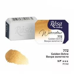   Akvarellfesték, szilke 2,5ml - Rósa Gallery Watercolour 2,5ml - 772 Golden Ochre