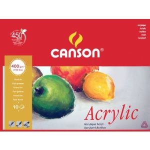 Acrylic Block - Canson ACRYLIC - 10 sheets 36x48cm, 400g