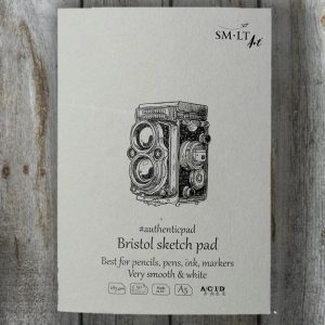 Vázlattömb - SMLT Sketch authenticbook - Bristol 185gr, 50 lap, A5 ragasztott