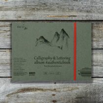   Kalligráfiatömb - SMLT Calligraphy & Lettering Pad, 100g, 32 lap, 17,6x24,5 cm