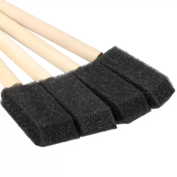 Szivacs ecset - fanyelű - KÜLÖNBÖZŐ SZÉLESSÉGBEN