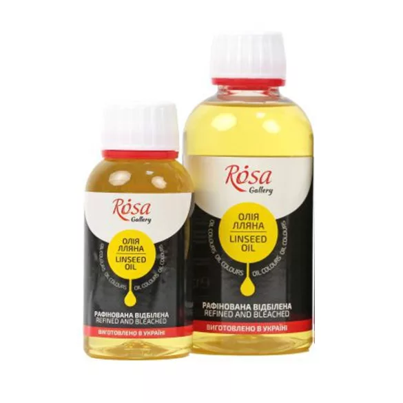 Lenolaj 125 ml - Linseed Oil Refined and Bleached, 125 ml, ROSA Gallery