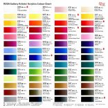 Akrilfesték készlet - Rosa Gallery Acrylic 24x20ml