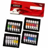 Rosa Studio Acrylic Paint Set - 24 colours in 10ml tubes
