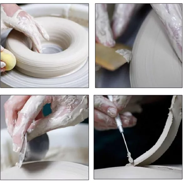 Homtone Pottery, Sculpting, Clay Sculpture Wheel 18cm
