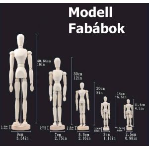 Modell Fabáb - 30 cm, mágneses