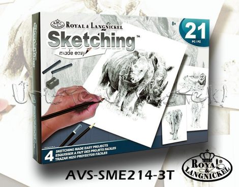 Rajzkészlet - Royal&Langnickel Sketching Made Easy 21 - Safari