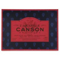   Akvarelltömb Canson Héritage Grain Satiné Hot Pressed, 100% cotton, 300g, 20lap, 23*31cm