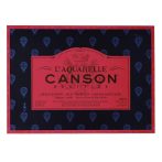   CANSON Héritage melegen préselt akvarelltömb 100 % pamutból, (4 oldalt ragasztott) 300g, 20 ív, sima 26 x 36 cm