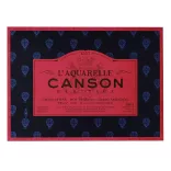 L' AQUARELLE - HÉRITAGE 100% cotton, 300 GSM Hot Pressed Paper Block(White, 20 Sheets)  26 x 36 cm