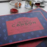 Canson Héritage Grain Satiné Hot Pressed, 100% cotton, 300g, 20 sheets; 36*51cm