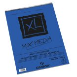 CANSON XL MIX MEDIA fehér rajztömb spirálkötött, mikroperforált 300g/m2 15 ív A2