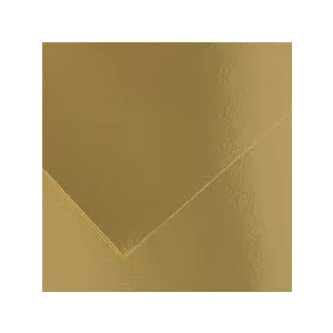 Dekorkarton - Canson Iris Vivaldi A4 280 GSM Smooth Colour Paper - Gold