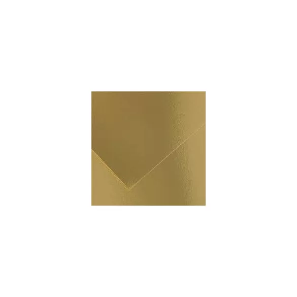 Dekorkarton - Canson Iris Vivaldi A4 280 GSM Smooth Colour Paper - Gold