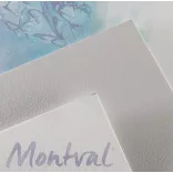 Watercolour Block - Canson Montval 10.5x15.5cm Natural White Cold Pressed 300 GSM Watercolour Paper, Glued on 4 Sides (Block of 12Sheets)